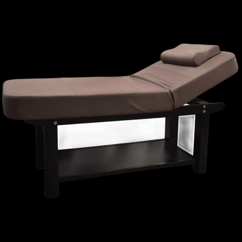 Marbella - SPA SUPREME Wooden Massage Bed Espresso Brown