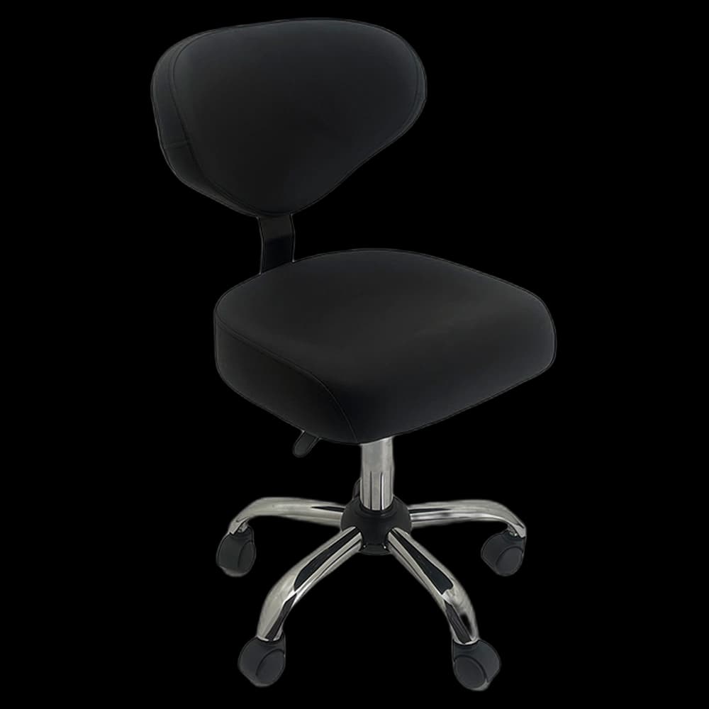 FLIGHT Stool  (Curve Back) - Black