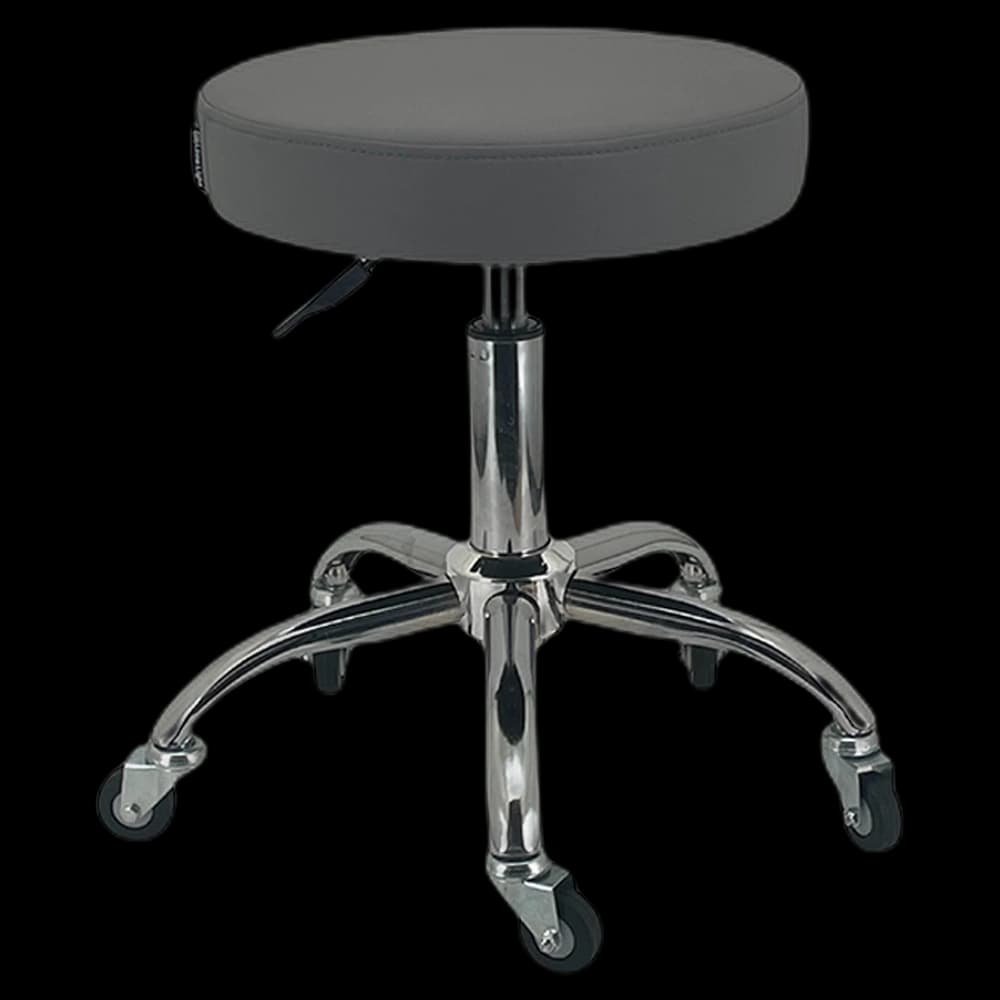 YOLO Stool - (Chrome & Grey)