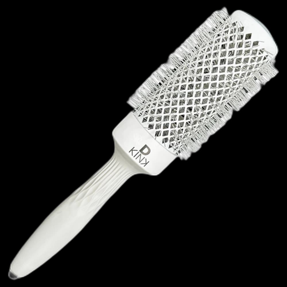 DKINK -Lustra Ionic- Thermal Styler Brush (Grey/White)-43mm