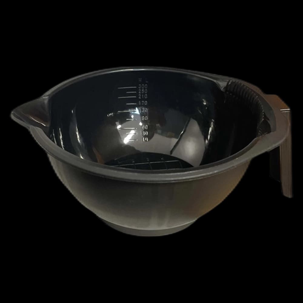 Tint Bowl - Black with Teeth 300ml - Anti-slip