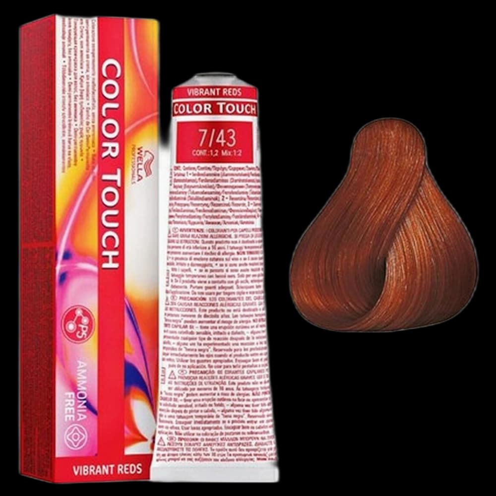 COLOR TOUCH 7/43 Medium Red Gold Blonde 60ml