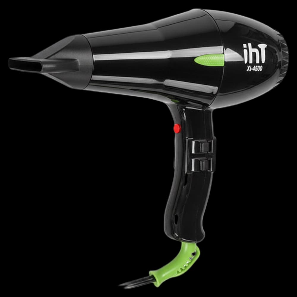 IHT Hair Dryer - Professional Hand Held Dryer - Black