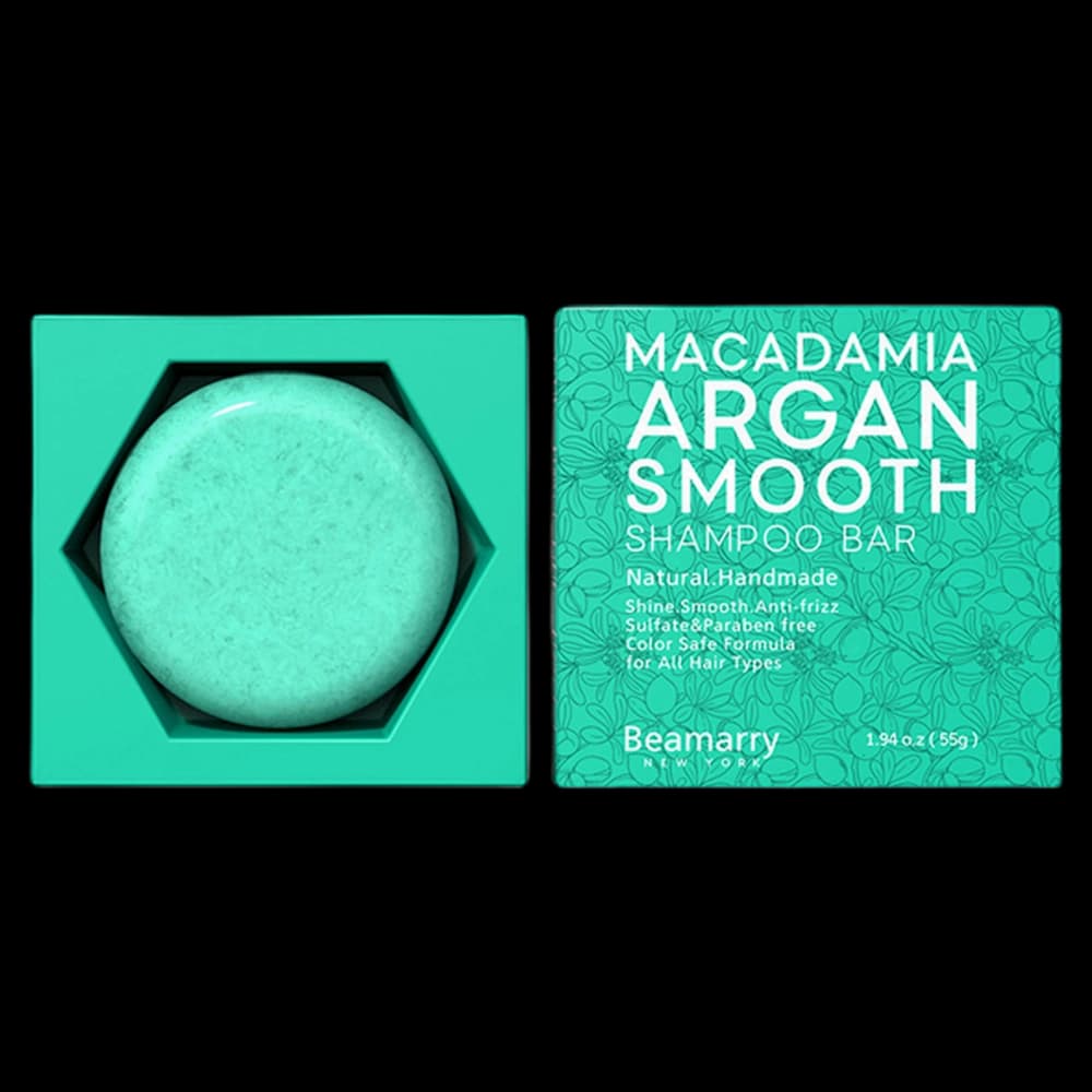***BEAMARRY Macadamia Argan Smooth Shampoo Bar 55g