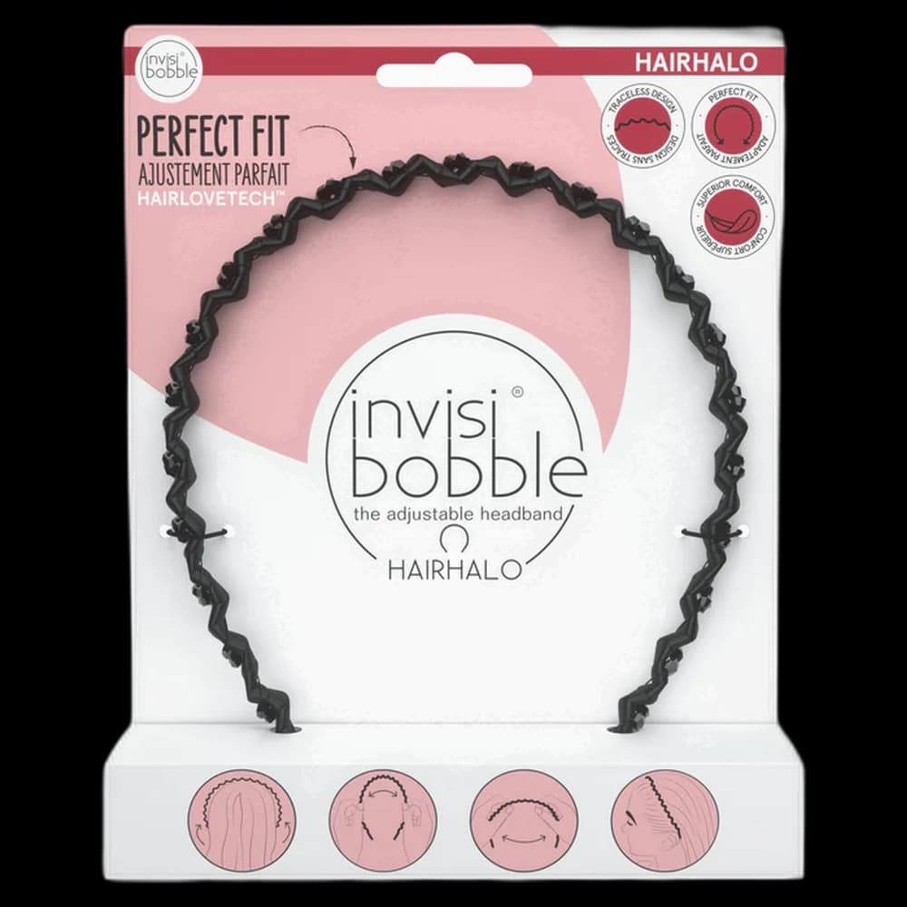 invisibobble - Hair Halo - Black Sparkle 1pc