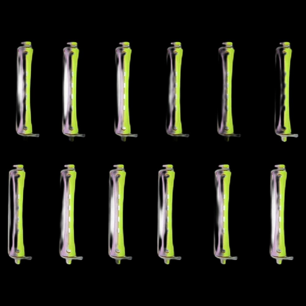 *Perm Rod - Two Tone  6mm -12's (Green & White) (PC94022)
