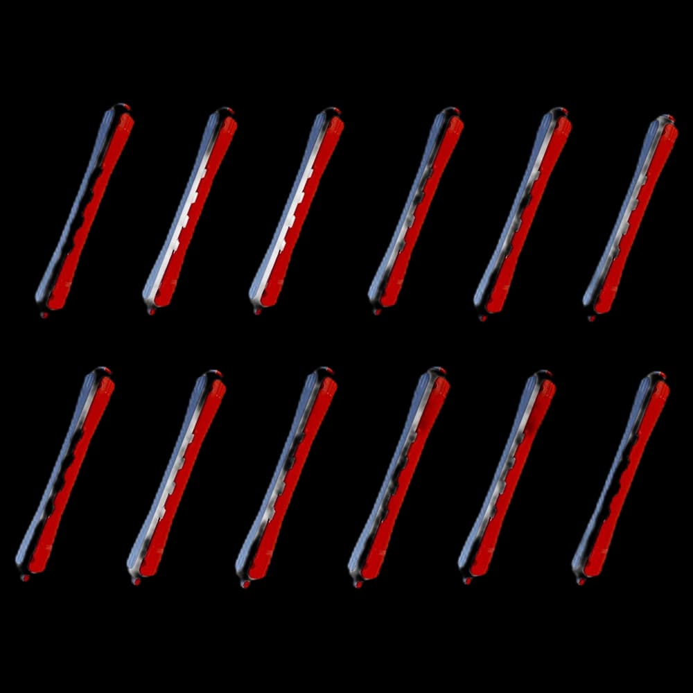 *Perm Rod - Two Tone  11mm -12's (Red/Blue)(PC 94422)