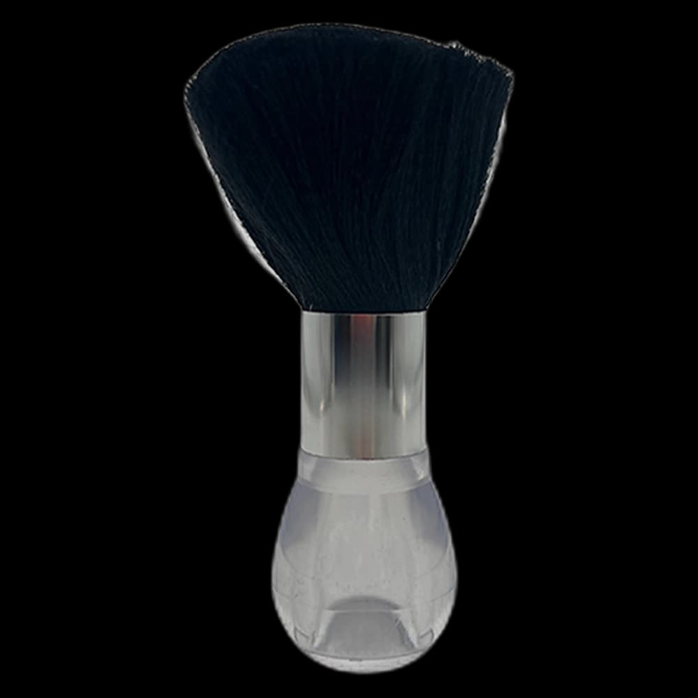Neck Brush with Black Bristle and Glass Handle
