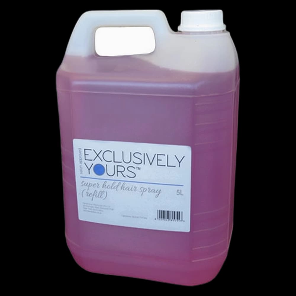 Exclusively Yours Super Hold Hair Spray - 5L Refill