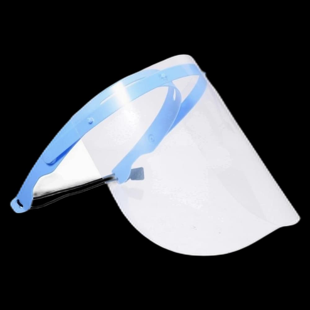 Face shield with foam