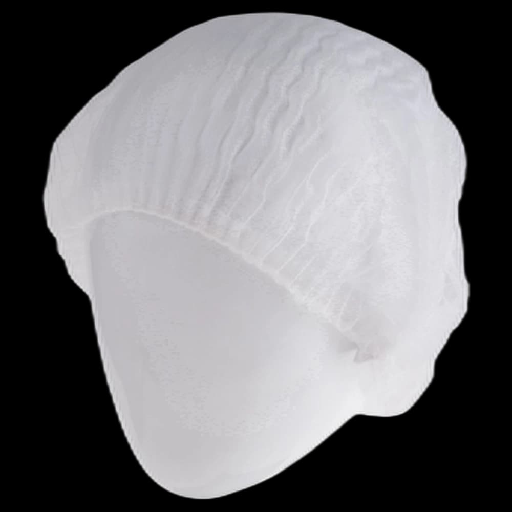 Bouffant/Mop Caps - White - 100pc