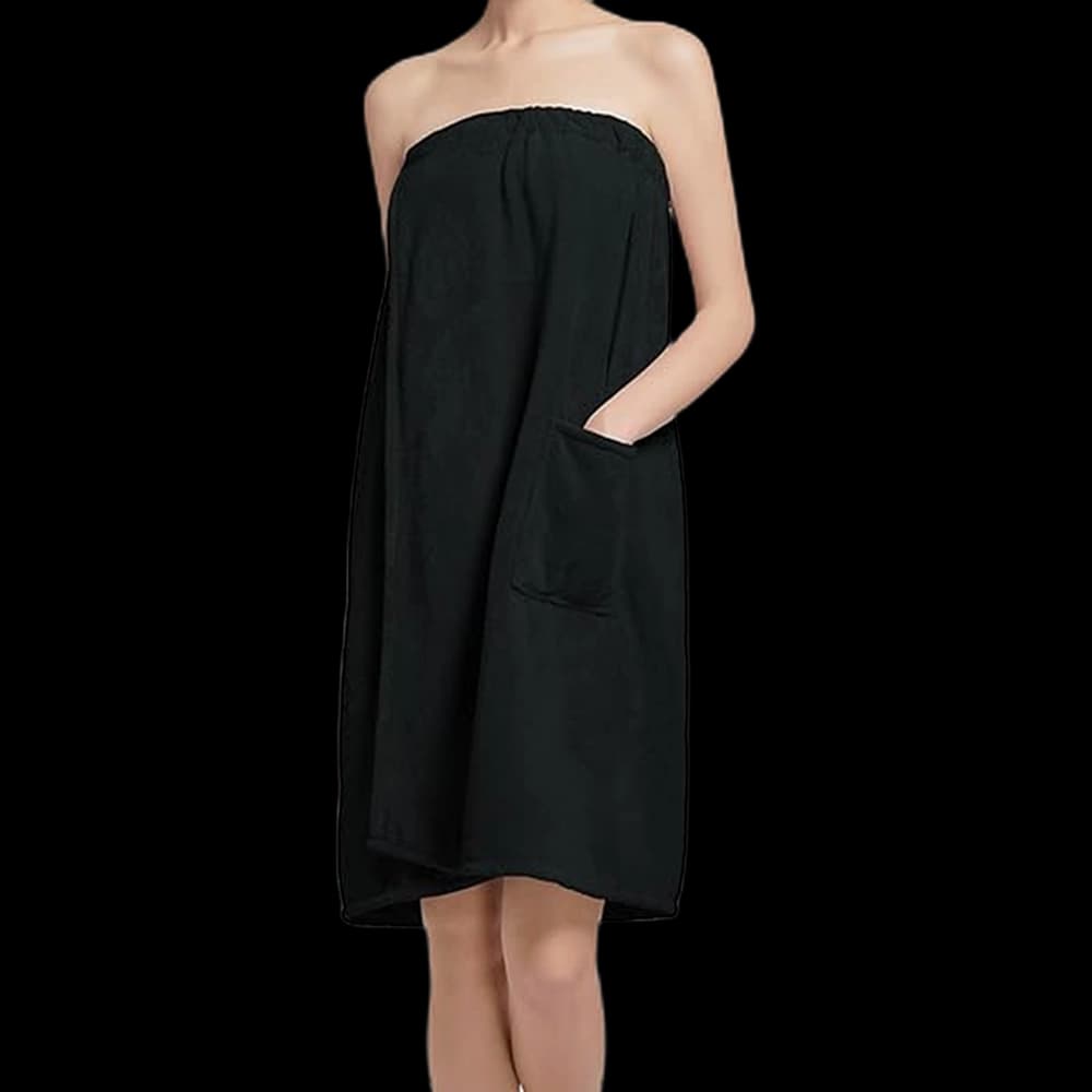Boob Tube W/Elastic LRG - Black