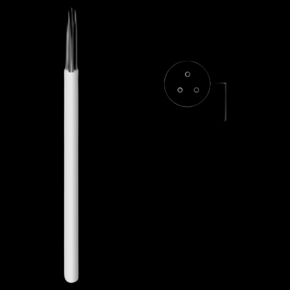 BROWGAZZM Round Shading Needle 3 Prong