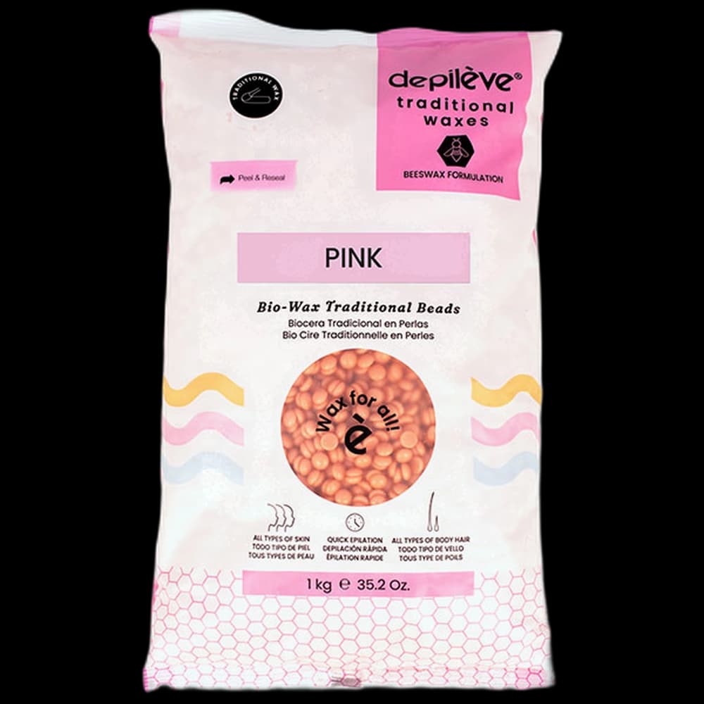 Depileve Pink Rose Hot Wax 1kg (Pellets)