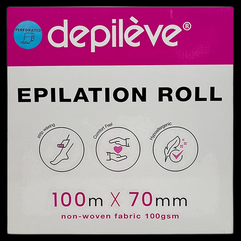 Depileve Epilation Roll 100 x 70mm, 100gsm PERFORATED