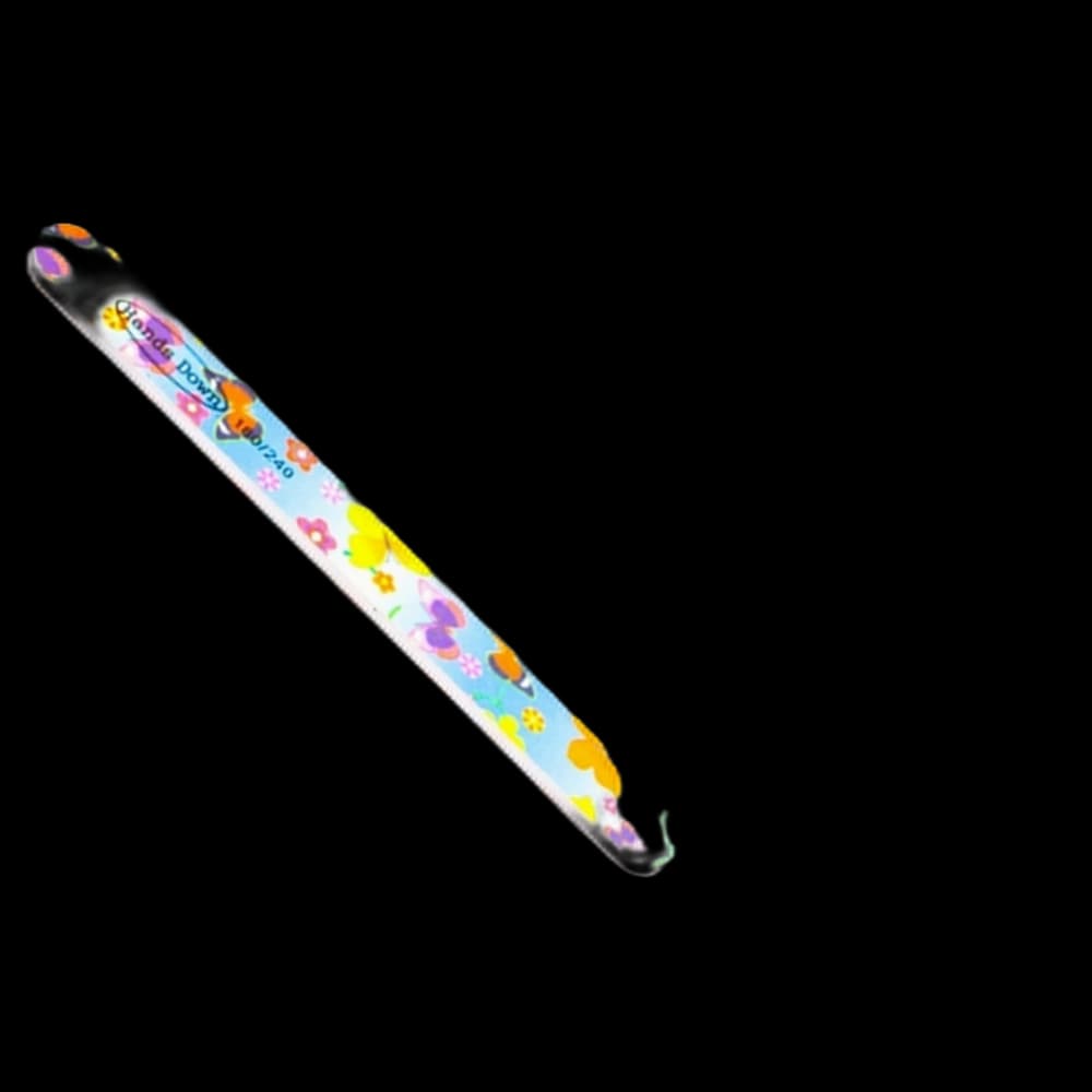 ***Hands Down Nail File Printed Blue Butterfly 180/240