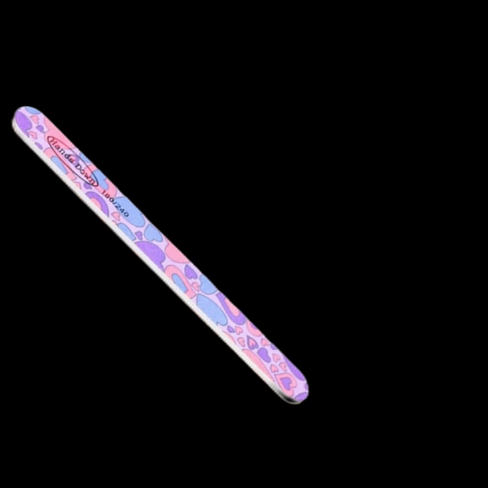 ***Hands Down Nail File Printed Blue Hearts 180/240