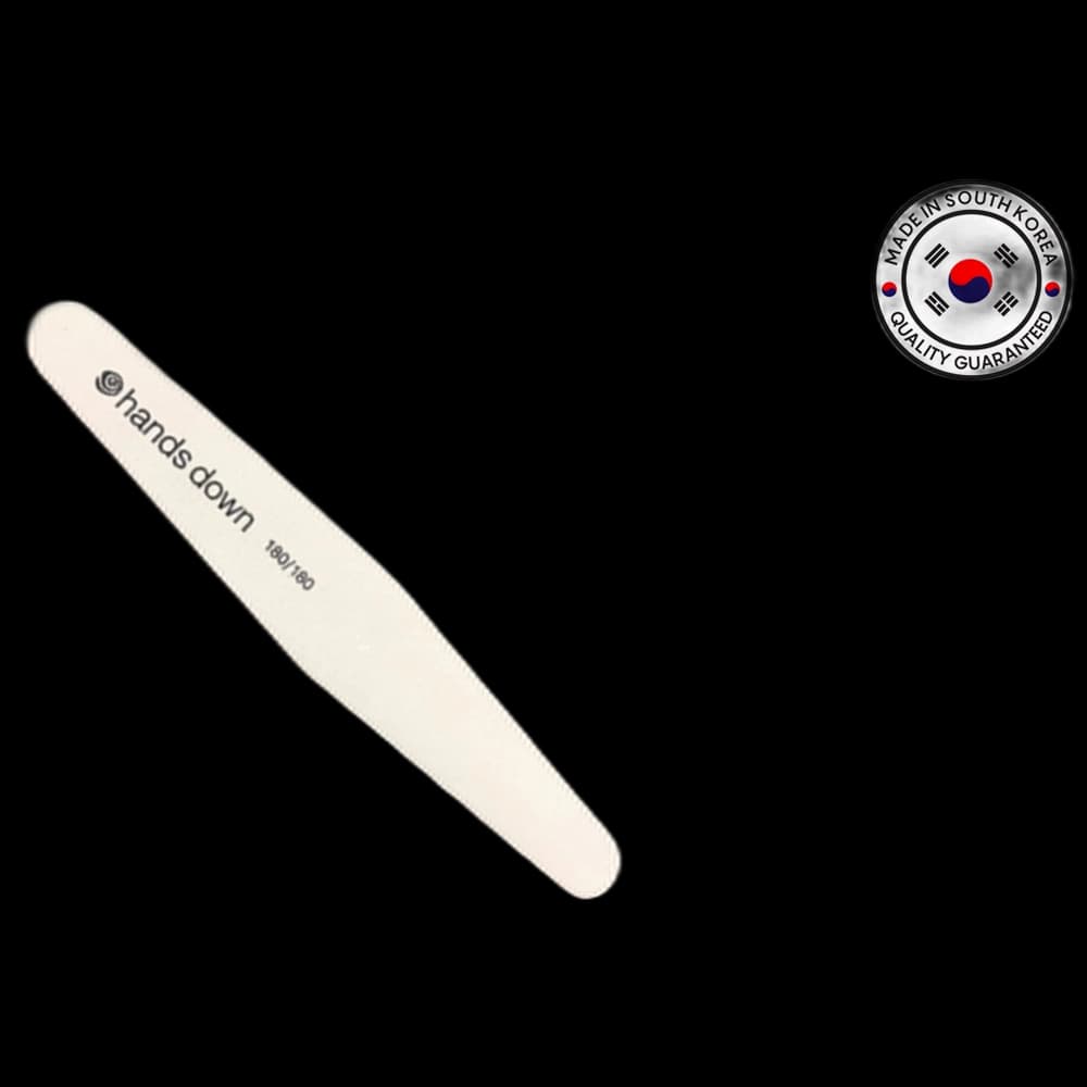 ***Hands Down Nail File White Diamond 180/180