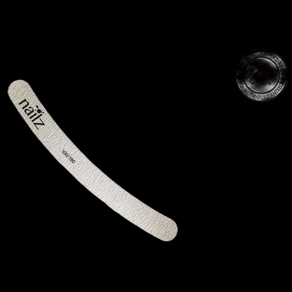NAILZ Nail File - Banana Grey 100/180 [Korean]