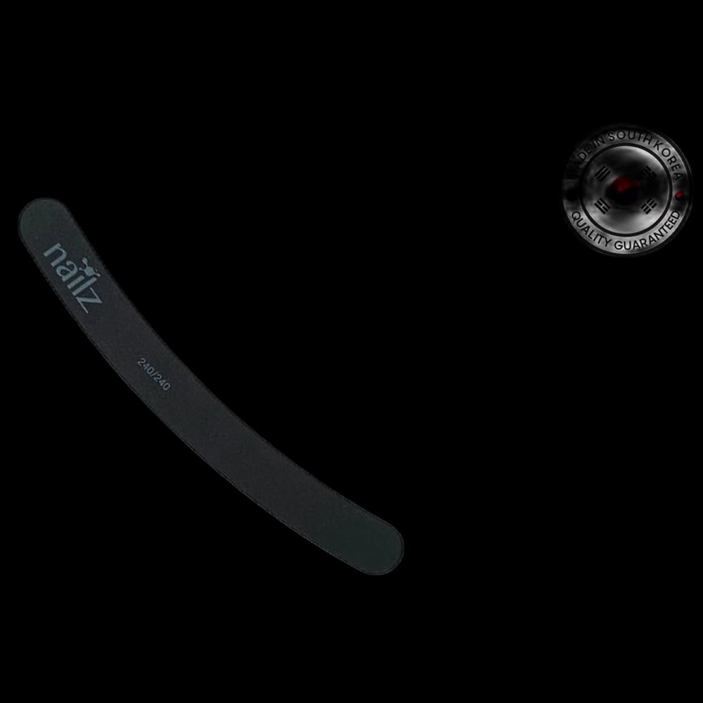 NAILZ Nail File - Banana Black 240/240 [Korean]