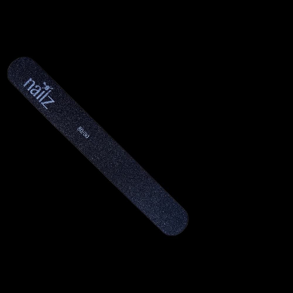 NAILZ Nail File - Straight Black 80/80 [Korean]