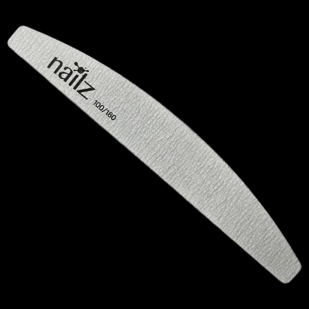 NAILZ Nail File - Halfmoon Grey 100/180 [Korean]