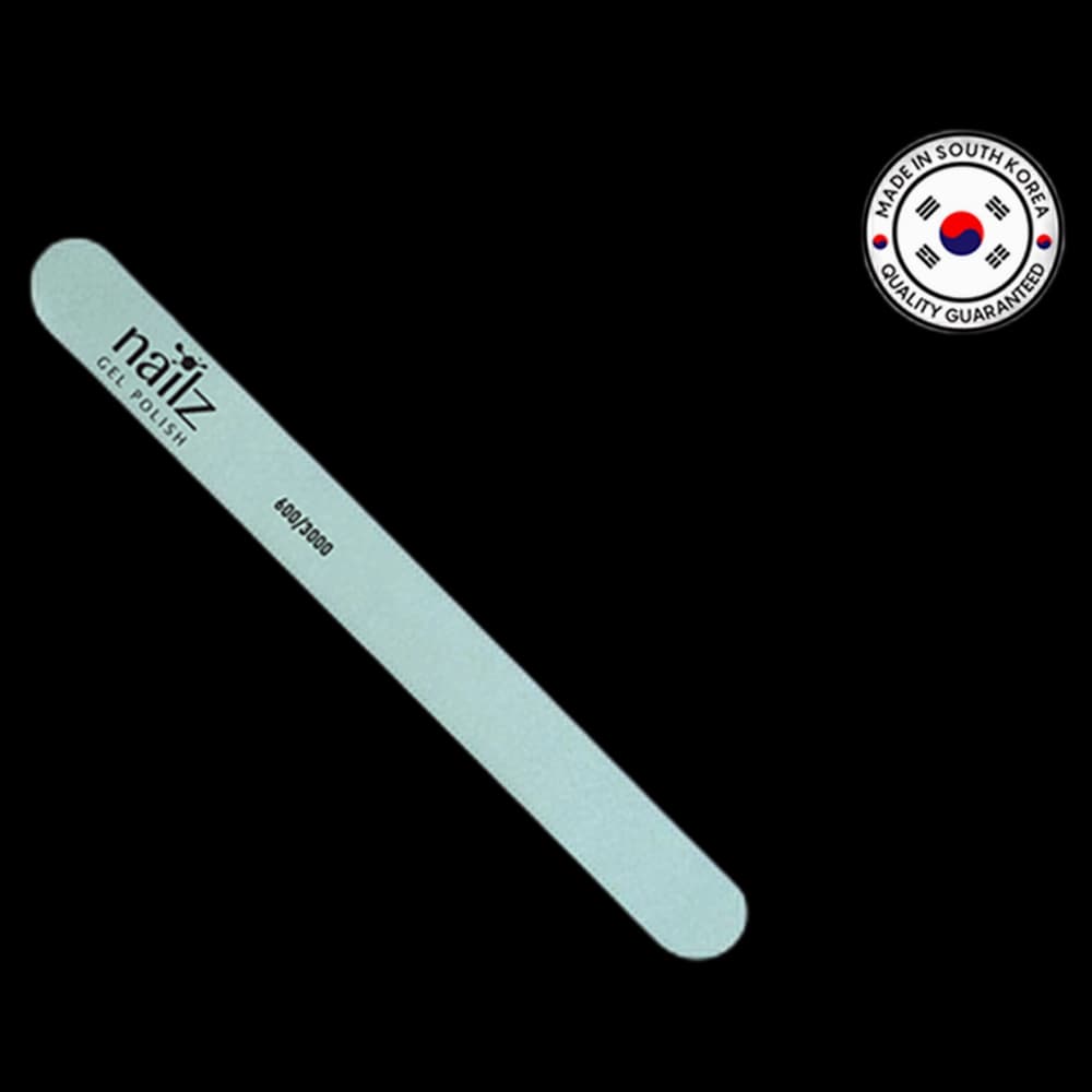 NAILZ Miracle Shiner File - Green/White 600/3000 [Korean]
