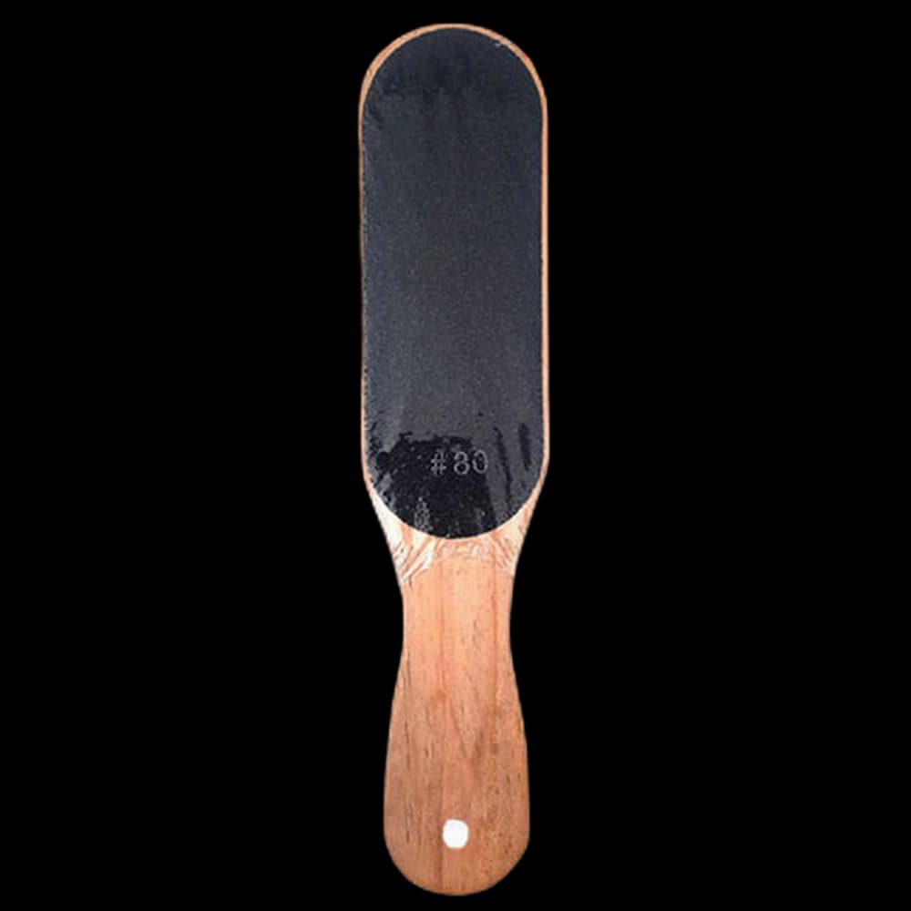 Spa Life Wooden Foot File - Large Oval (80/120)