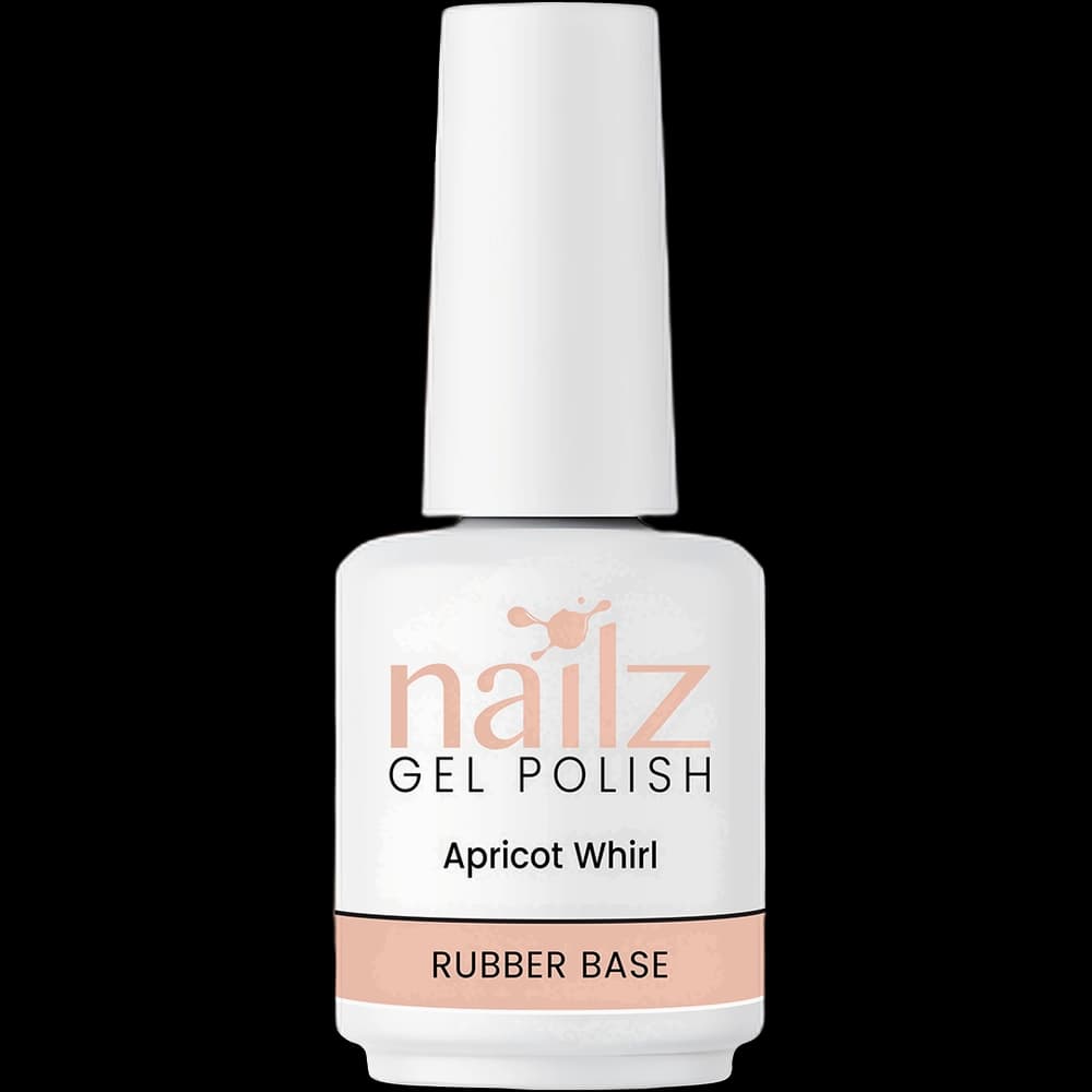 Nailz Gel Polish 15ml Rubber Base Gel - Apricot Whirl