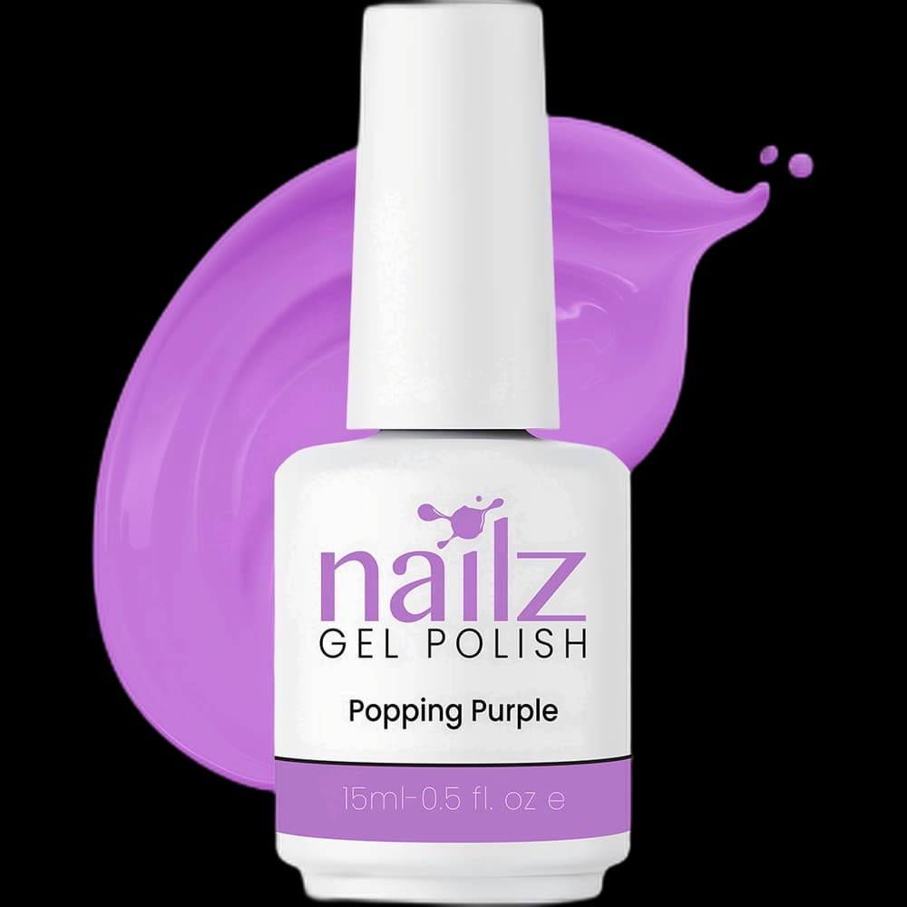 Nailz Gel Polish 15ml - 007 - Popping Purple