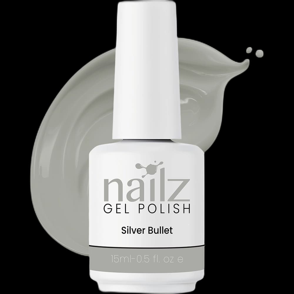 Nailz Gel Polish 15ml - 181 - Silver Bullet