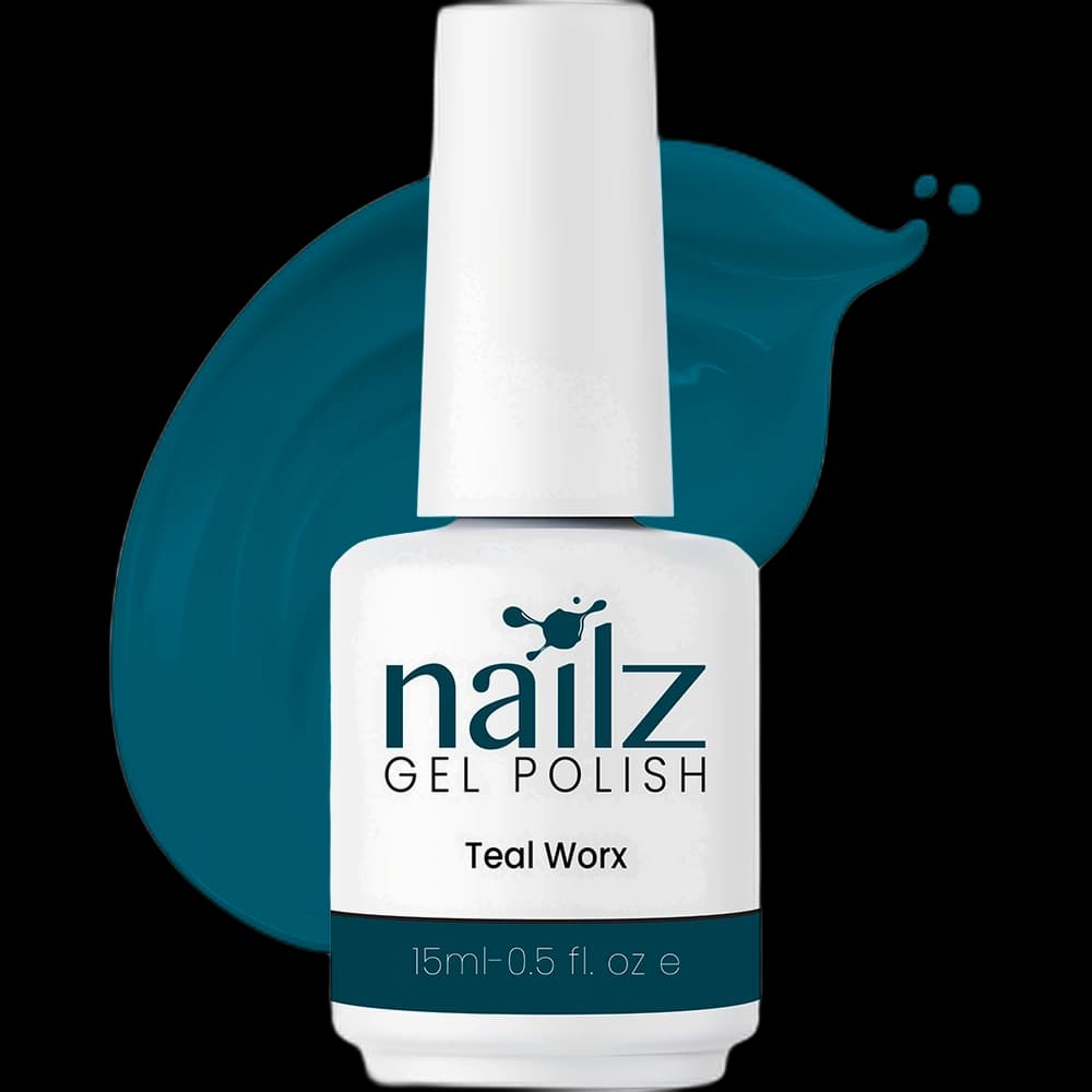 Nailz Gel Polish 15ml - 1712 - Teal Worx