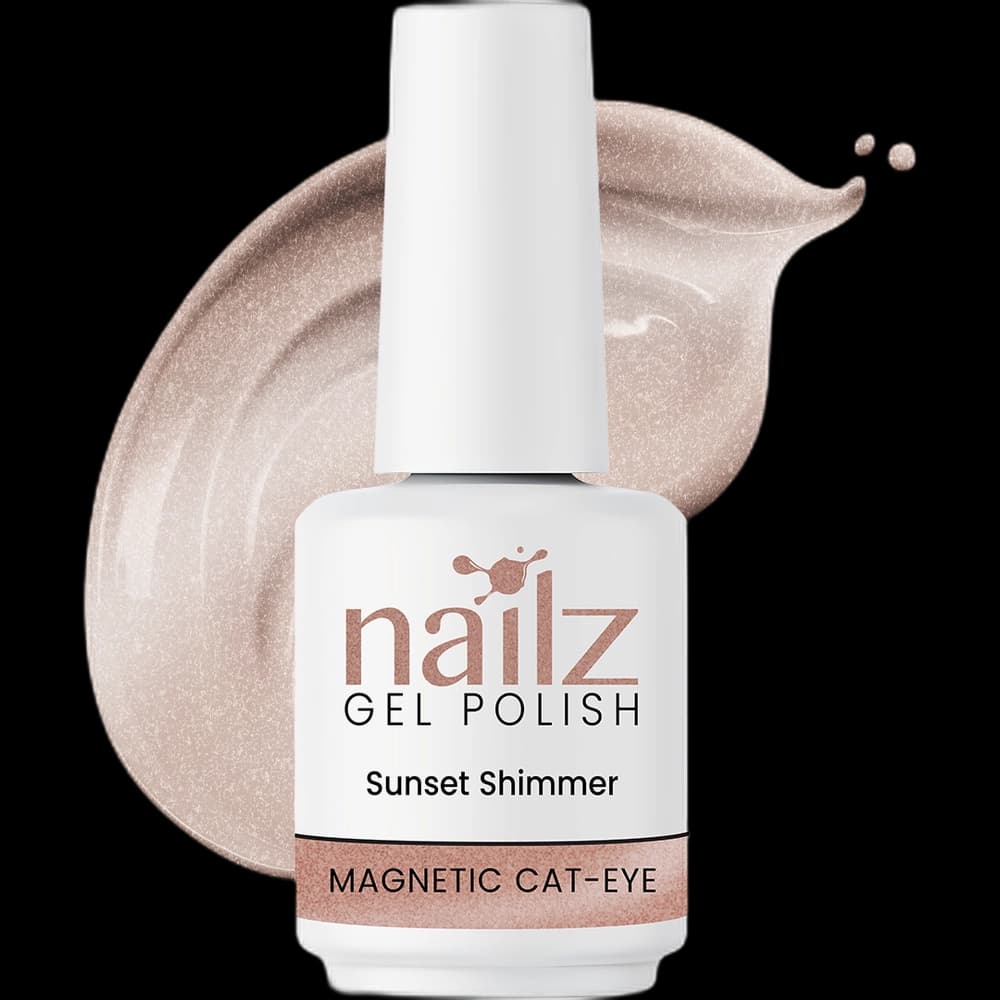 NAILZ Gel Polish 15ml Magnetic Cat Eye- Sunset Shimmer