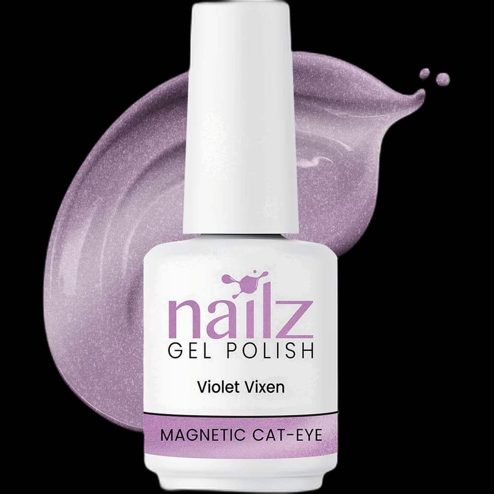 NAILZ Gel Polish 15ml Magnetic Cat Eye- Violet Vixen