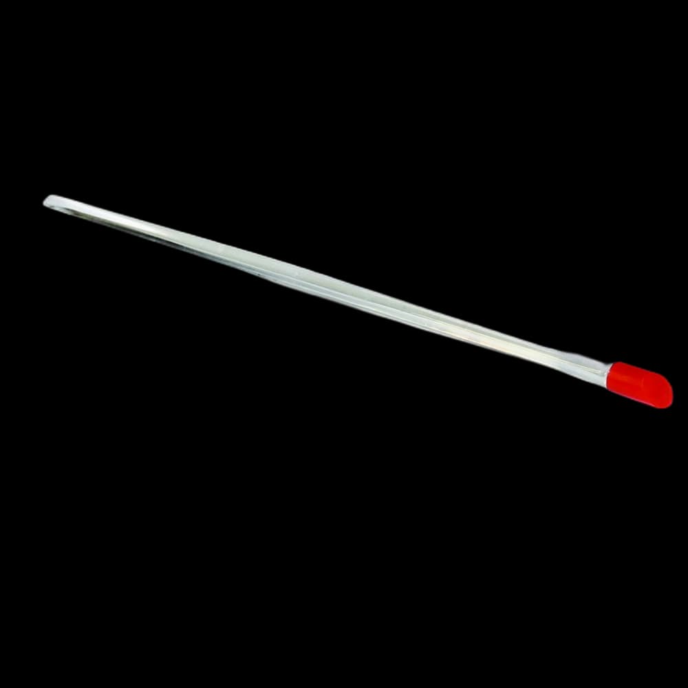 Rubber Tipped Cuticle Pusher - Long with Red Tip