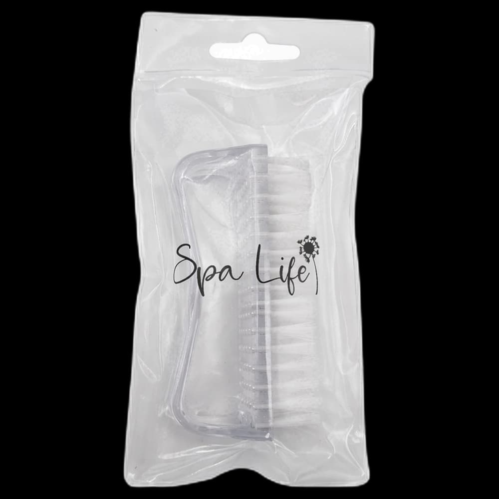 Spa Life Nail Brush - Large in Clear PVC bag