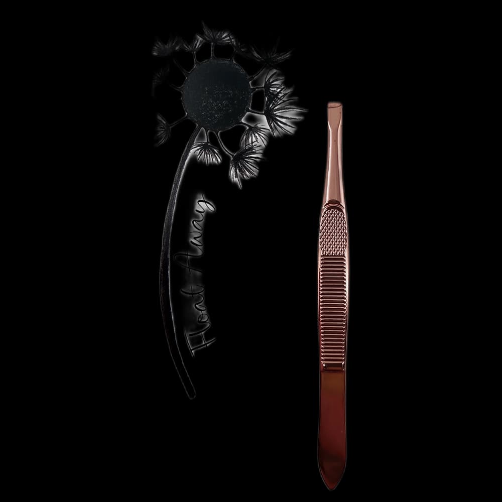 Spa Life Crab Tip Tweezer- Rose Gold