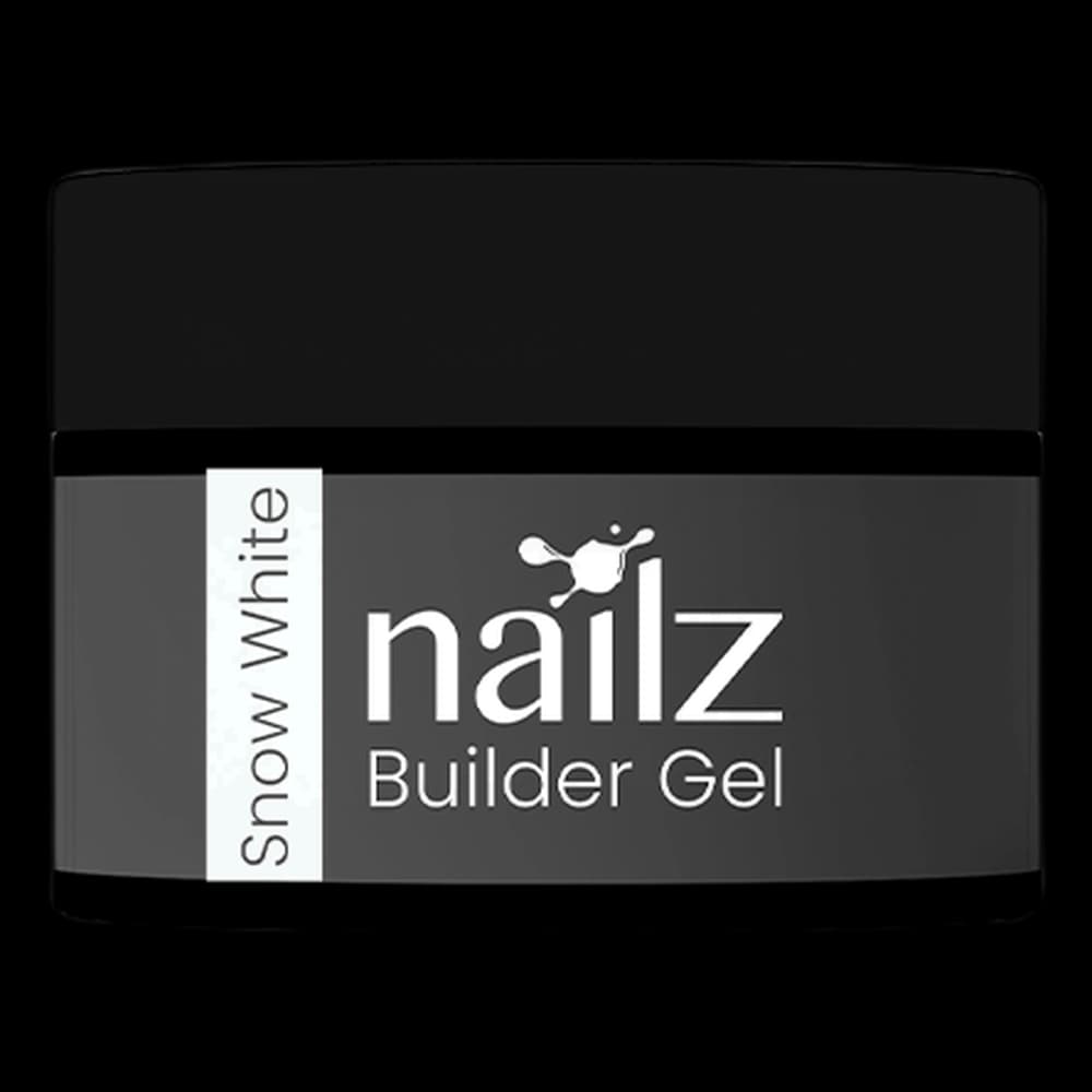 Nailz UV Builder Gel 30g Medium Self Levelling - Snow White