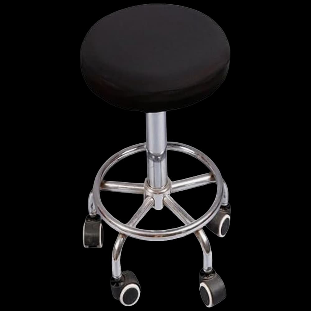 ***Stool and Back Grey with Black Trim