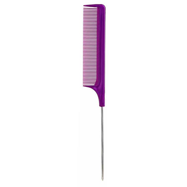 Needle End Comb - Candy Colour PURPLE