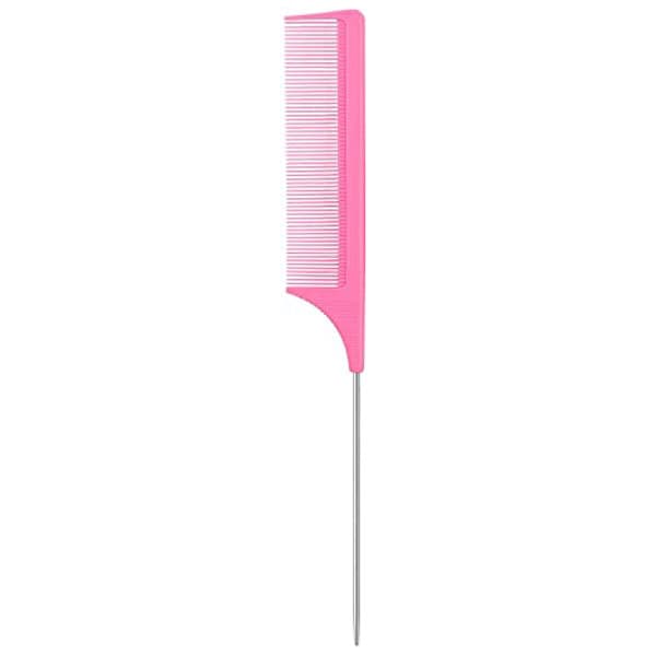 Needle End Comb - Candy Colour PINK