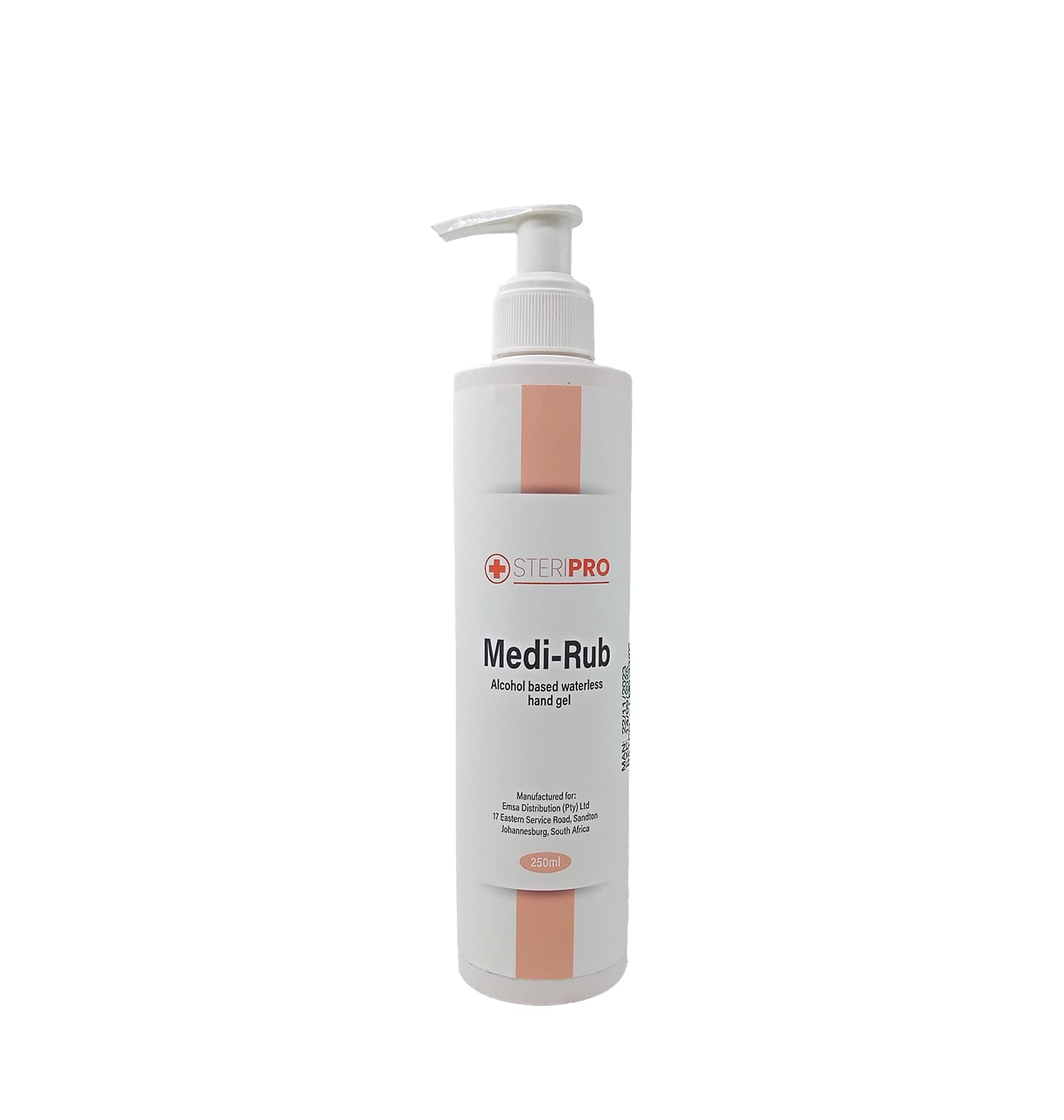 Steripro Medi-rub Waterless Hand Gel 250ml