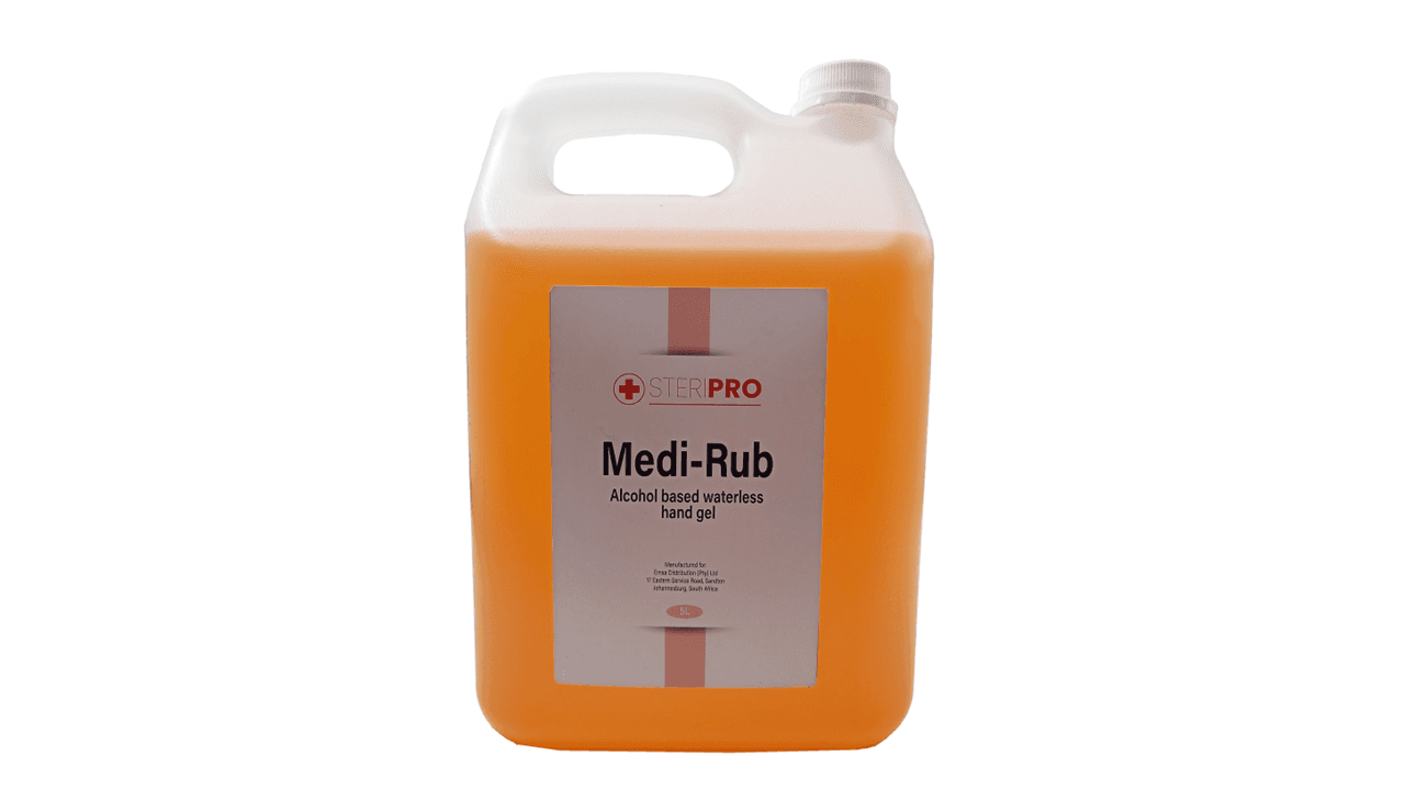 Steripro Medi-rub Waterless Hand Gel 5L
