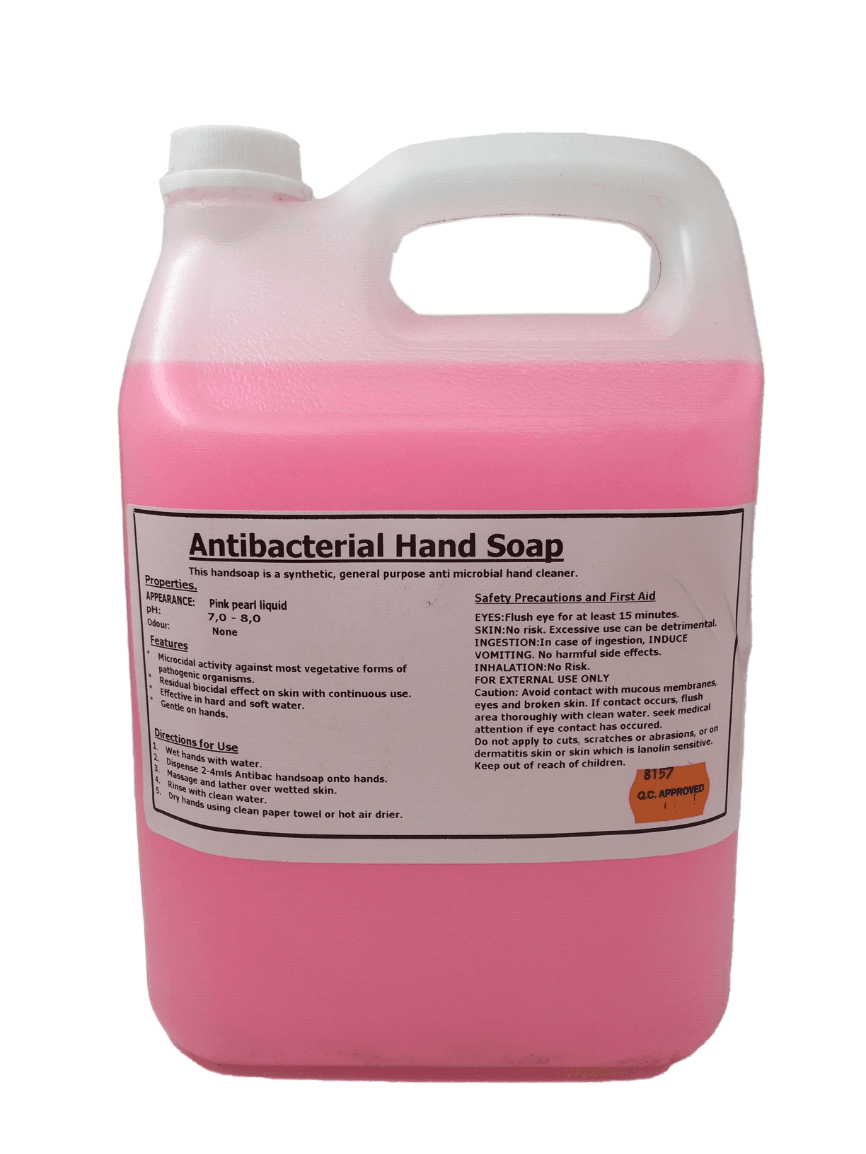***Anti-bacterial Handgel - Yellow 5L