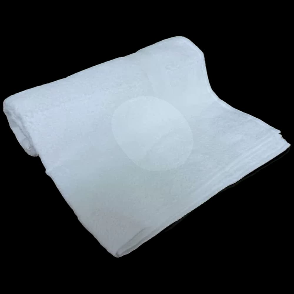 Bath Towel - White Diamond (White) 380gsm (69x130)