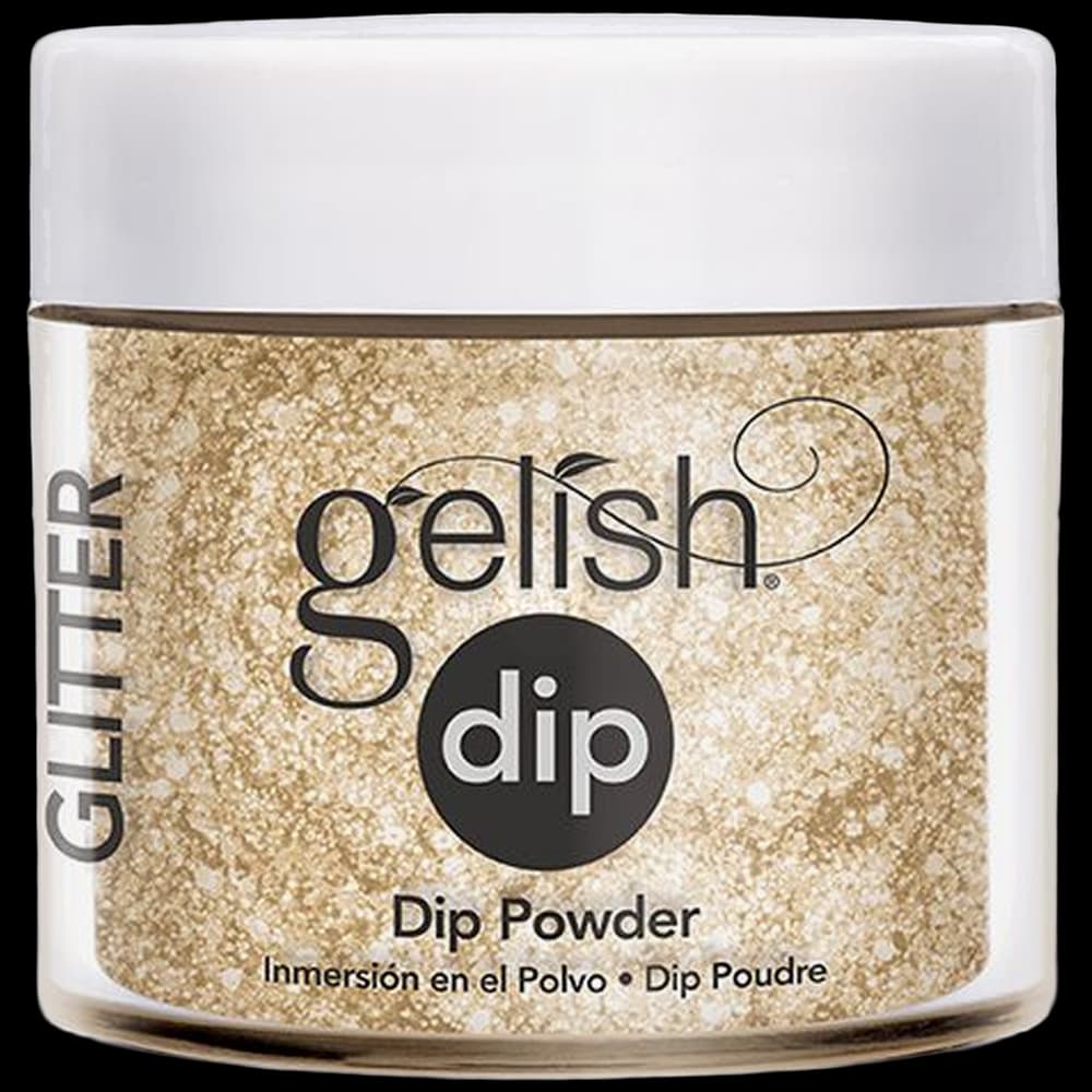 ***Dip Glitter & Gold 23g - Gelish