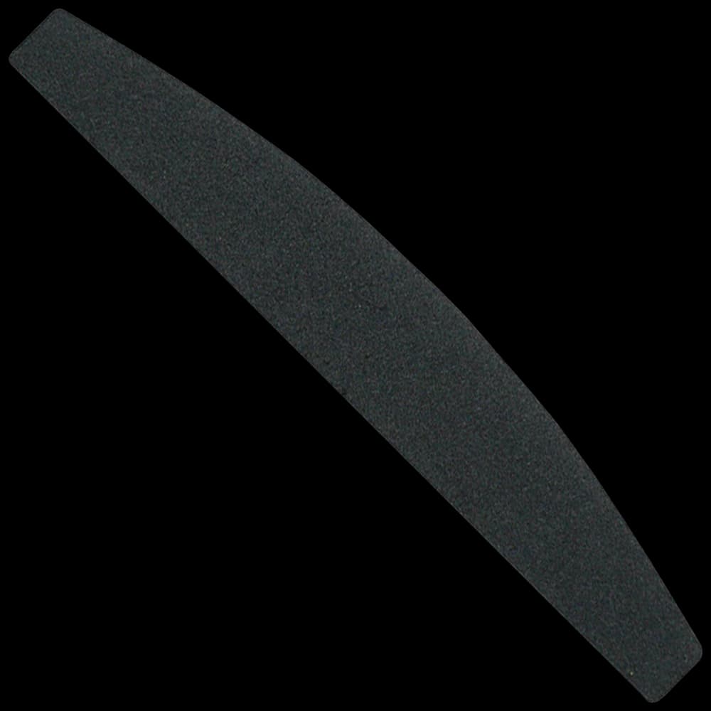 Nail File - Halfmoon Black - 100/180 Grit