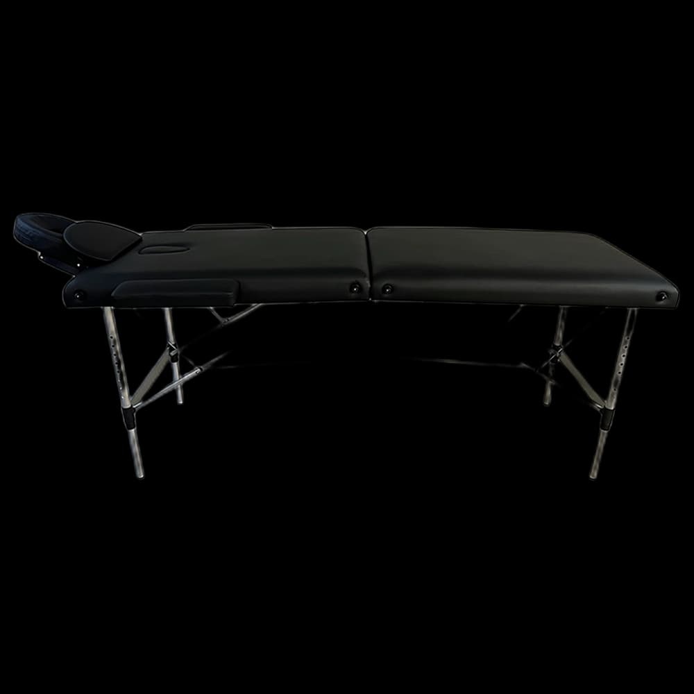 Marbella Portable 2 Part Aluminium Massage Table (Black)