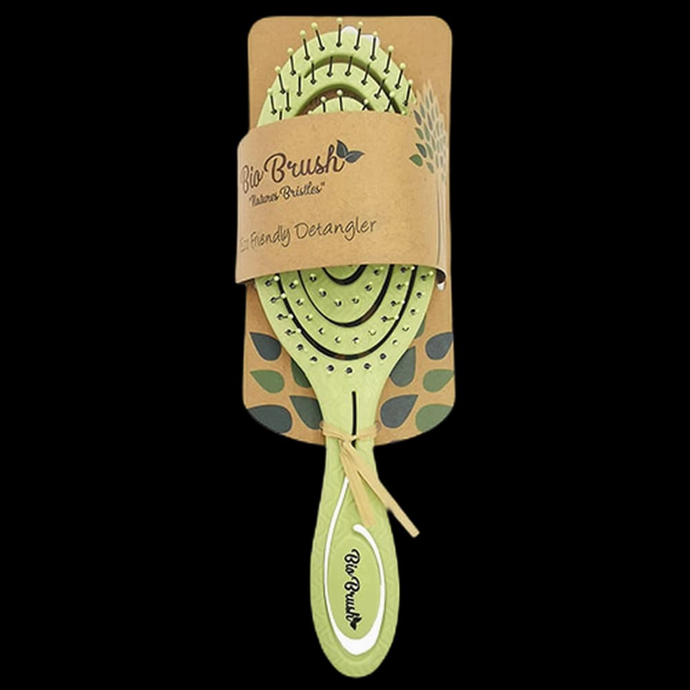Bio Brush Eco Friendly Detangler - Circle Shape - Green
