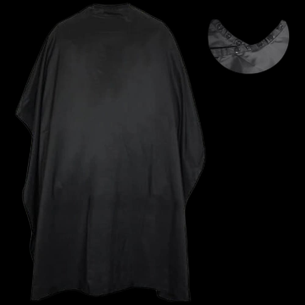 Cutting Cape - Black with Stud